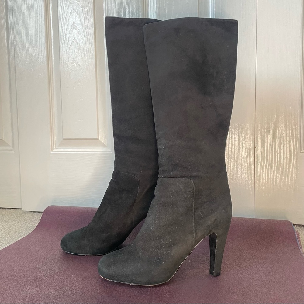 See by Chloé Black Suede High Heel Boots. Size 8.5 = EU 38.5. - Picture 1 of 6